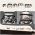 1833 British antique sterling silver dessert cutlery pair, total weight 74g, Thomas Sansom